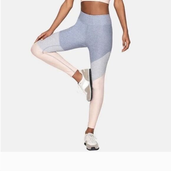 Outdoor Voice Springs 7/8, rise quart color block leggings, - Picture 3 of 8